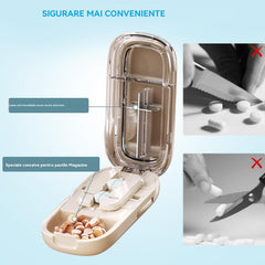Cutie de medicamente multifuncțională portabilă, etanșă și rezistentă la umiditate