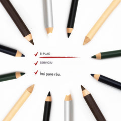 🔈🔈Profită acum de o reducere de 50%!💜Pachet de 5💜Eyeliner rezistent, rezistent la apă, din lemn