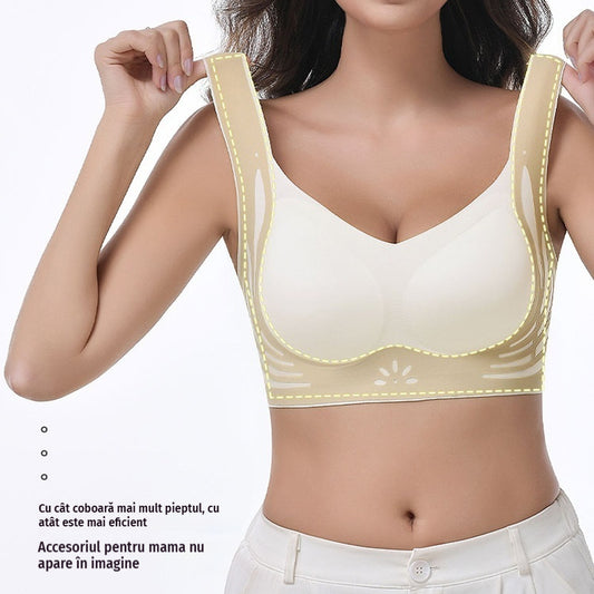 😍【2 bucată】Sutien push-up confortabil în stil vestă fără cusături❤️【40-85 kg】