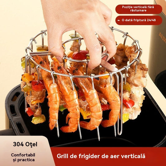 Grătar din oțel inoxidabil, potrivit pentru toate cuptoarele🍢🍖🍗