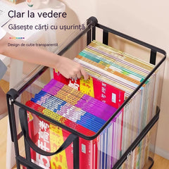 📦 【Pachet de 3】Geantă de depozitare mare, ranforsată, durabilă, transparentă, din PVC, perfectă pentru depozitarea hainelor, mutarea și organizarea obiectelor.