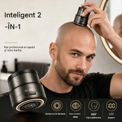 📢📢50% REDUCERE!! ⏰Aparat de ras electric inteligent 2 în 1 pentru chelie și aparat de tuns barba cu afișaj digital