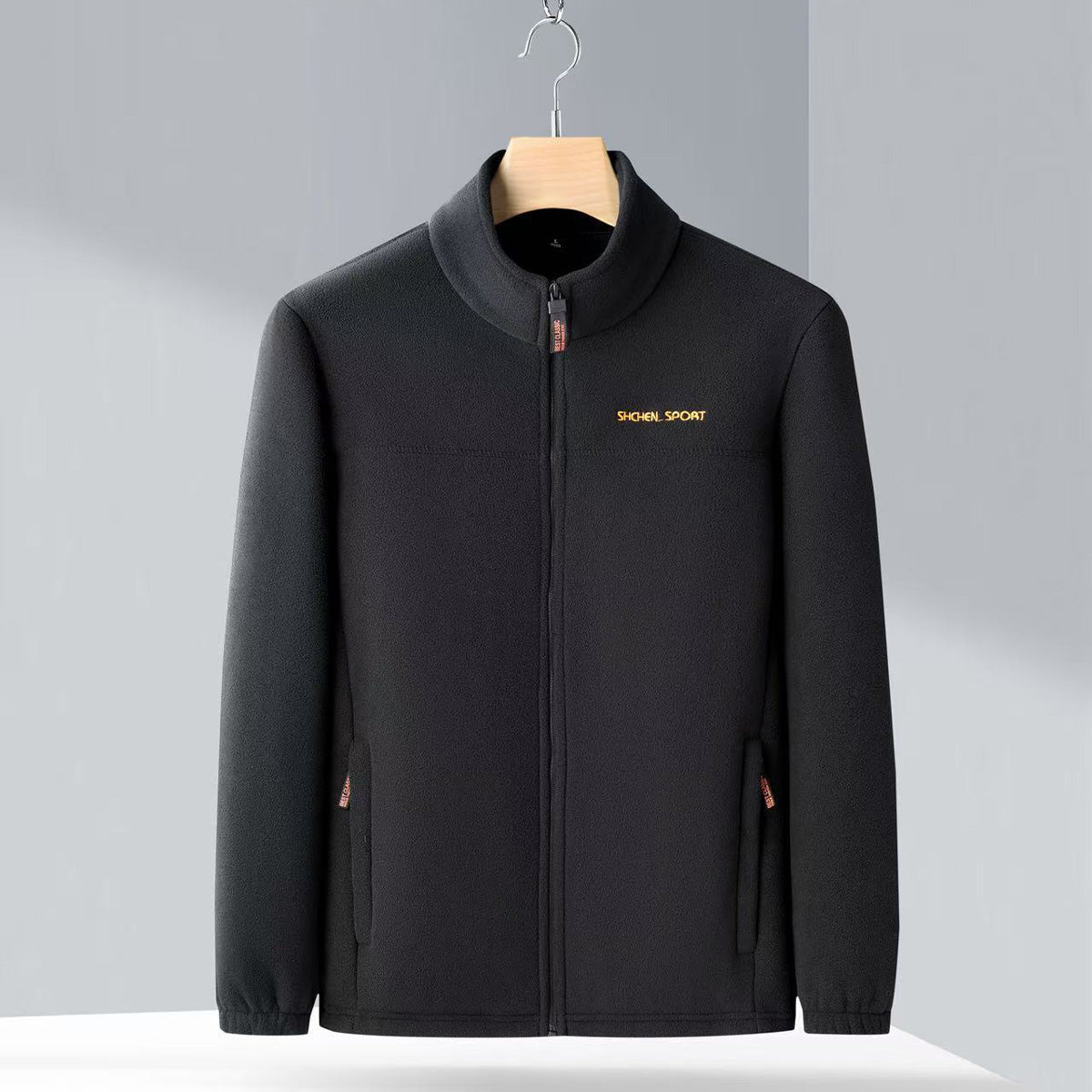 🧥🍂🔥Jachetă bărbătească din fleece polar de toamnă și iarnă, jachetă din fleece cu guler ridicat pentru bărbați tineri și de vârstă mijlocie