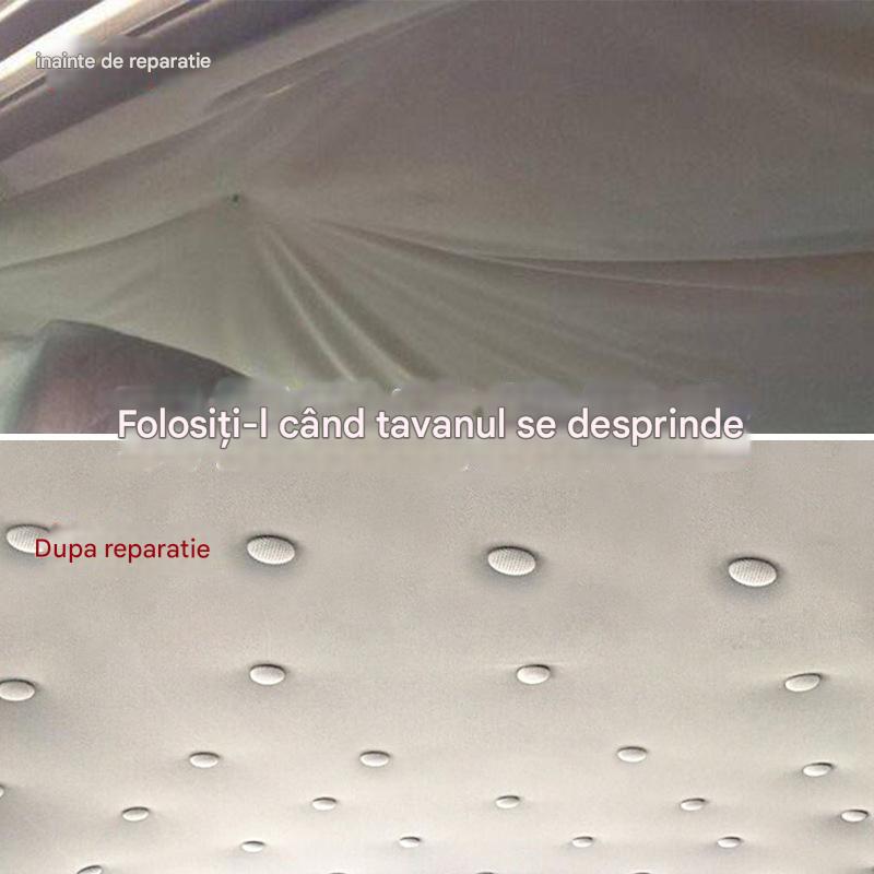 🔥【60 bucăți】Pânza de pe acoperișul mașinii cade, reparați catarama de fixare a cuielor Modificare și recondiționare interior a mașinii chins fără demontare (kit de instrumente de instalare + șurubelniță + prosop inclus)