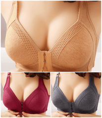 💥【Pachet de 3】👙Sutien push-up de înaltă calitate, fără cusături, la modă și sexy, previne căderea