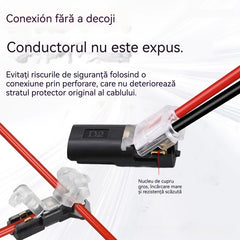 🥳Cel mai vândut produs din 2026🥳⏰【50 bucăți】Conector pentru două fire cu închizătoare, reducere de 50%! Închizătoare de siguranță, anti-alunecare⚡️
