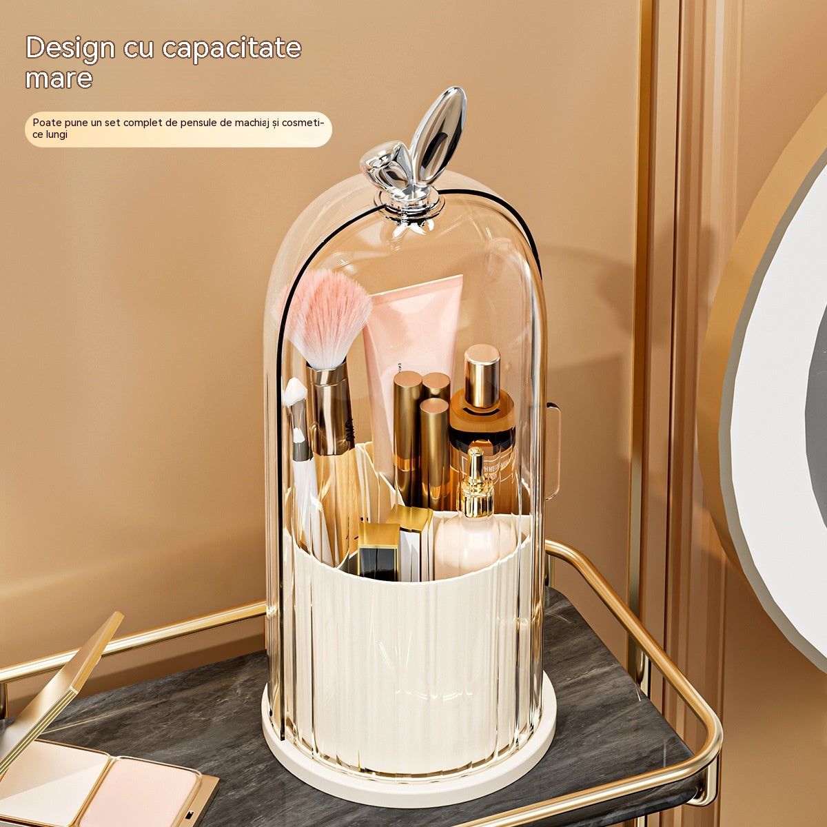 50% reducere! 🏡 Cutie impermeabilă pentru depozitarea cosmeticelor cu separatoare - cutie de depozitare multifuncțională 🚿