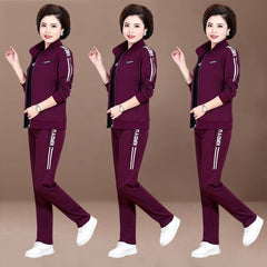 🔥😍50% reducere! [M-6XL] 🔥 [Jachetă + Tricou + Pantaloni] Set sport casual din trei piese