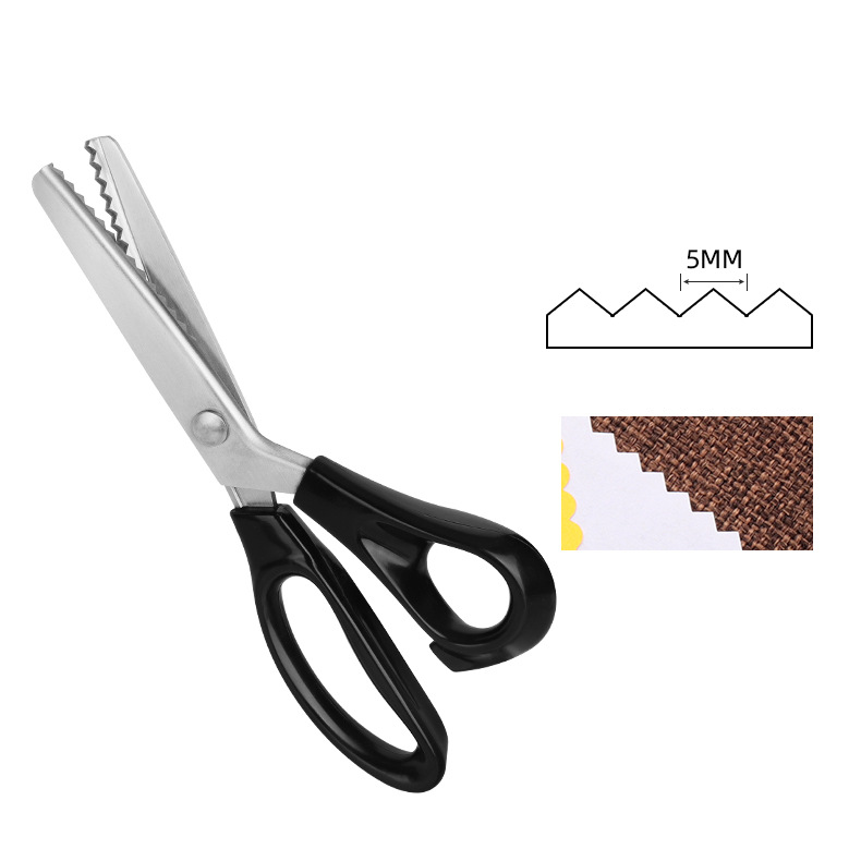 🔥✂️ Foarfece dentare pentru materiale textile, disponibile în 5 dimensiuni.