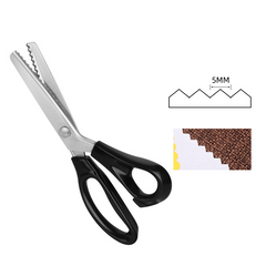 🔥✂️ Foarfece dentare pentru materiale textile, disponibile în 5 dimensiuni.