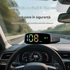 🚗Afișaj solar cu vitezometru auto