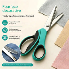 ✂️【Cumpărați 1 obțineți 1 gratuit】Foarfece profesionale de dentat - Foarfece ascuțite și cu dinți pentru materiale textile