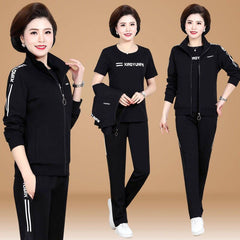 🔥😍50% reducere! [M-6XL] 🔥 [Jachetă + Tricou + Pantaloni] Set sport casual din trei piese
