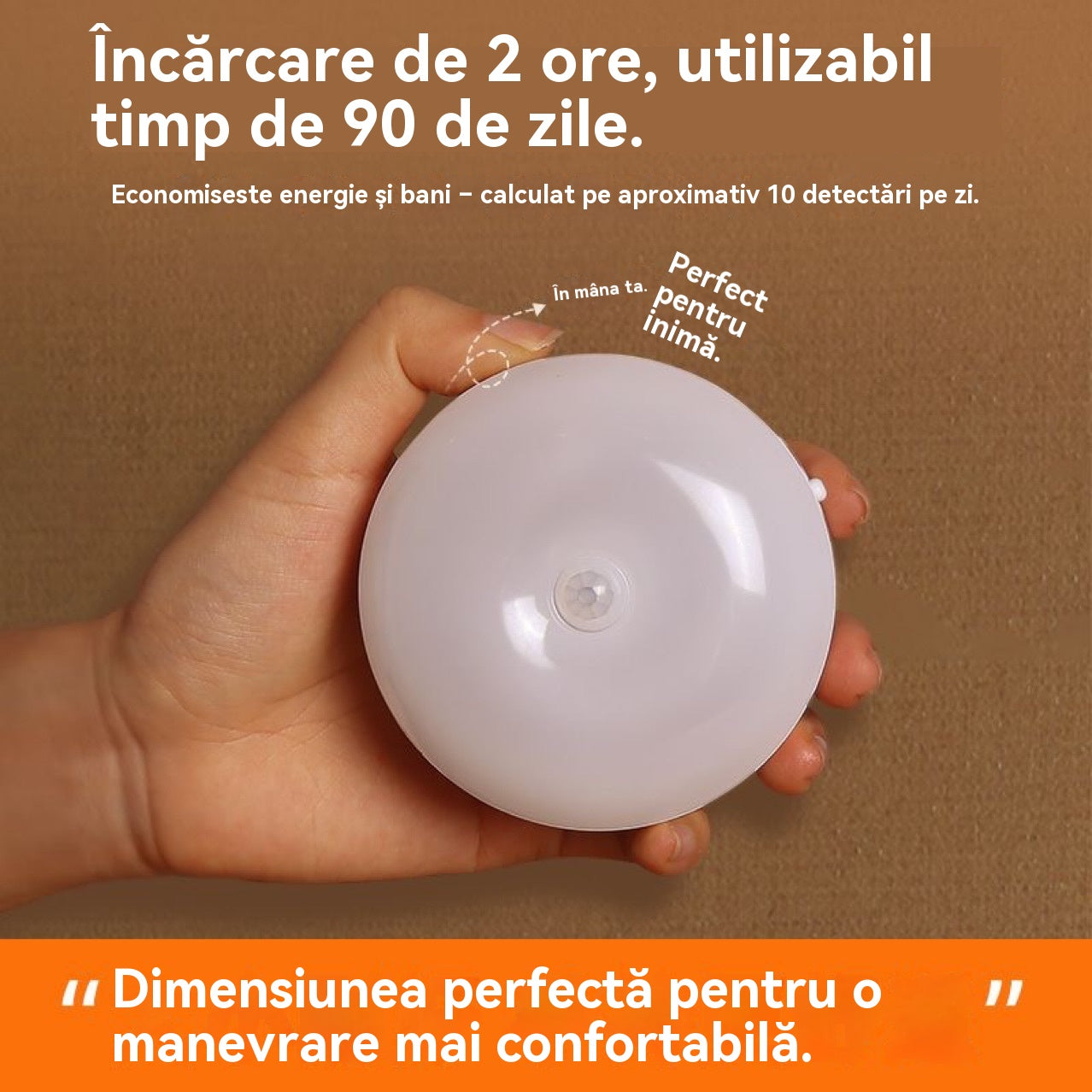 🏡💡【4 pentru】Lumină LED inteligentă cu inducție pentru corpul uman, convenabilă și practică de încărcat