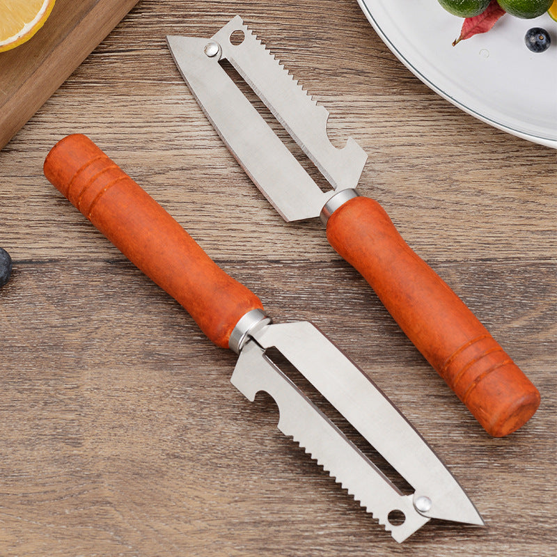 🥕 Cumpărați 2 obțineți 2 gratuit! ✨ Pelador de cocina multifuncional: fabricado en acero inoxidable con mango ergonómico, ideal para frutas, verduras y carne 🔪