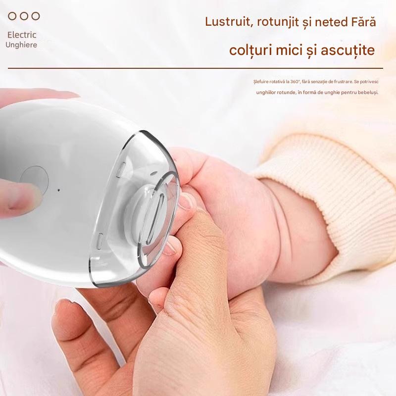 💅 ✨ Pila automată pentru unghii 1, îngrijire sigură și delicată a unghiilor 👶🔧