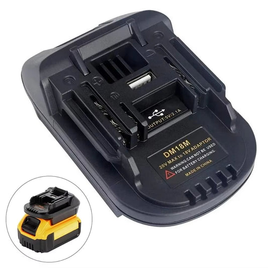 ⚡Adaptor baterie litiu pentru scule electrice fără fir de 18V