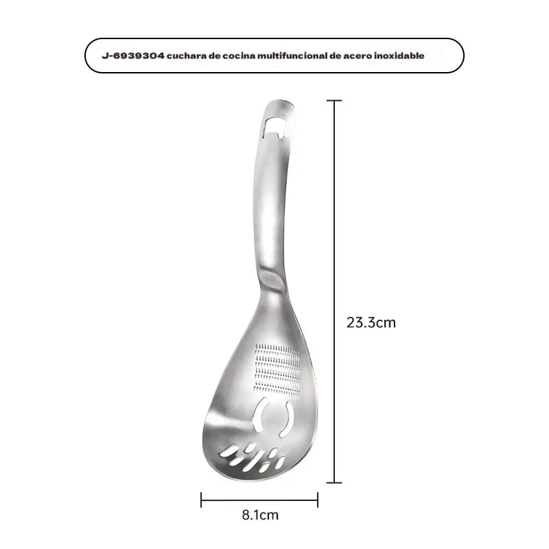 🔥50% reducere🔥🥄【Cumpărați 1 obțineți 1 gratuit】Lingură și strecurătoare multifuncționale din oțel inoxidabil 304