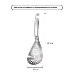 🔥50% reducere🔥🥄【Cumpărați 1 obțineți 1 gratuit】Lingură și strecurătoare multifuncționale din oțel inoxidabil 304