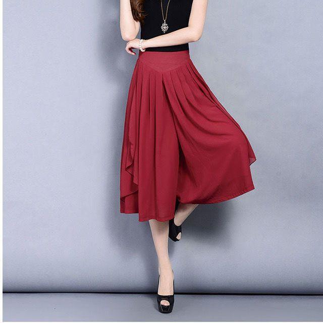 🔥🔥【52-115KG】2026 New Fashion Ice Silk Pantaloni din șifon subțiri cu talie înaltă