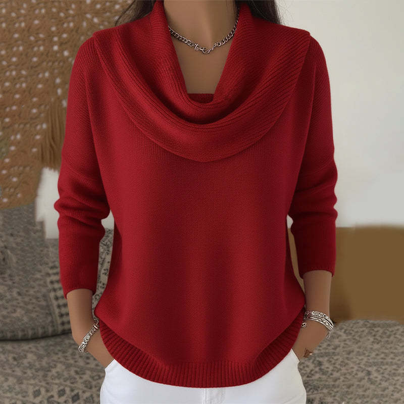 Reducere 50% 🔥🌷【S-3XL】⛄✨ Bluză nouă de toamnă-iarnă, monocromă, pentru femei