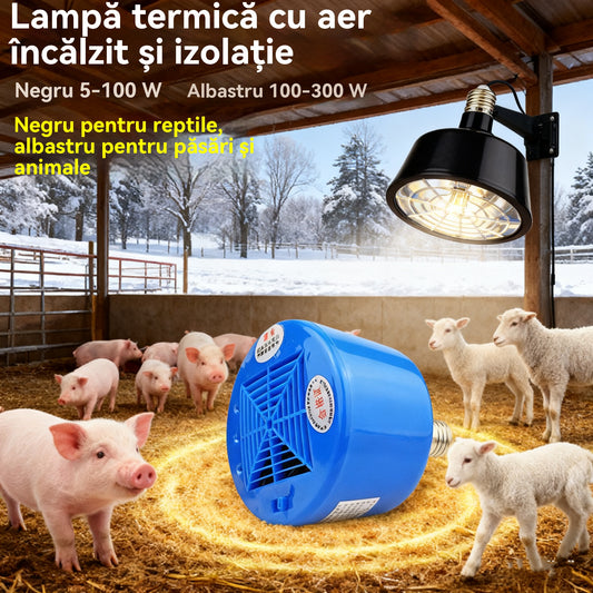 🌈Lampă de încălzire inteligentă cu temperatură constantă pentru păsări de curte