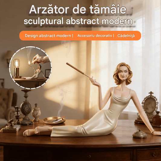 ⏳ Ofertă limitată în timp! ⏰ Sculpturi abstracte moderne, sculpturi pentru aromaterapie și arzătoare de tămâie artizanale