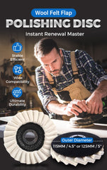🔥【115mm*2 + 125mm*2】Ultima zi-Cumpărați 2 obțineți 2 gratuit🔥Role de lustruit din pâslă de lână