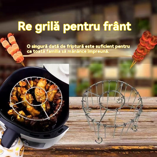 Grătar din oțel inoxidabil, potrivit pentru toate cuptoarele🍢🍖🍗