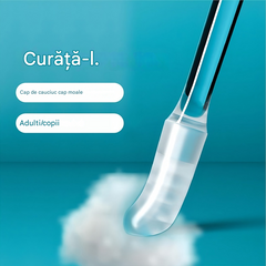 🔥50% reducere! 🔥👂 [Îndepărtare super puternică a cerumenului] Bețișor de curățare a cerumenului, nou-nouț, special conceput