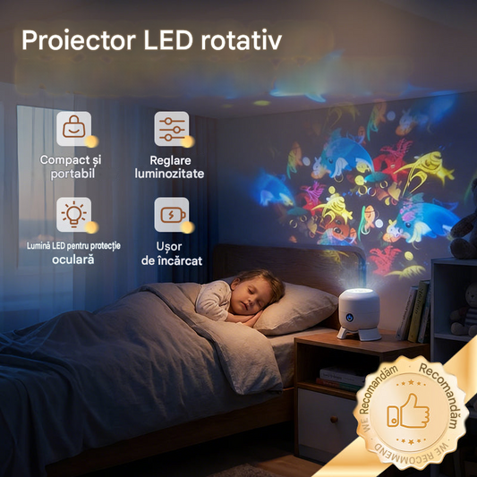 Proiector LED rotativ dinamic