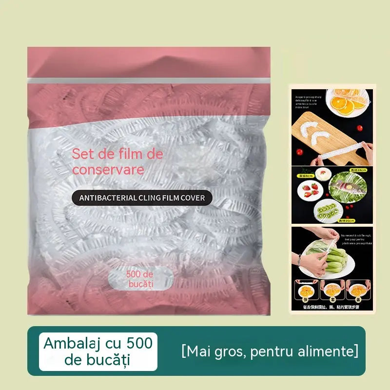 🔥【Ofertă specială de ultima zi: 50% reducere】✨500 de folii de plastic reutilizabile și flexibile, sigure pentru alimente