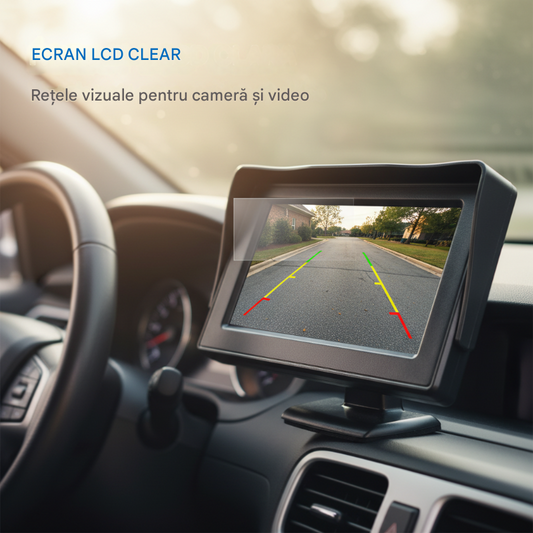 Un parasolar cu afișaje duble. 🚗✨ Adaugă un ecran de divertisment de înaltă definiție la mașina ta. 🎬📱
