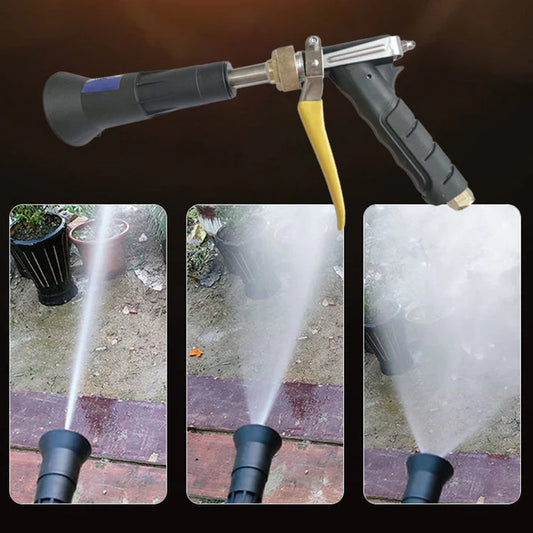 Pistol de stropit multifuncțional, cu debit reglabil