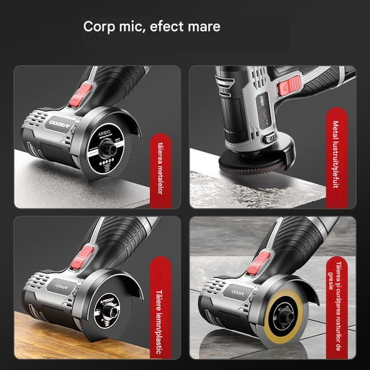 🔥【Ofertă limitată】🧰Mini polizor unghiular de 12 V cu disc de tăiere
