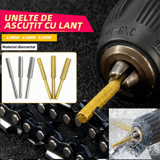 [Pachet de 18 bucăți] Benzi de șlefuit lanțuri de ferăstrău cu lanț