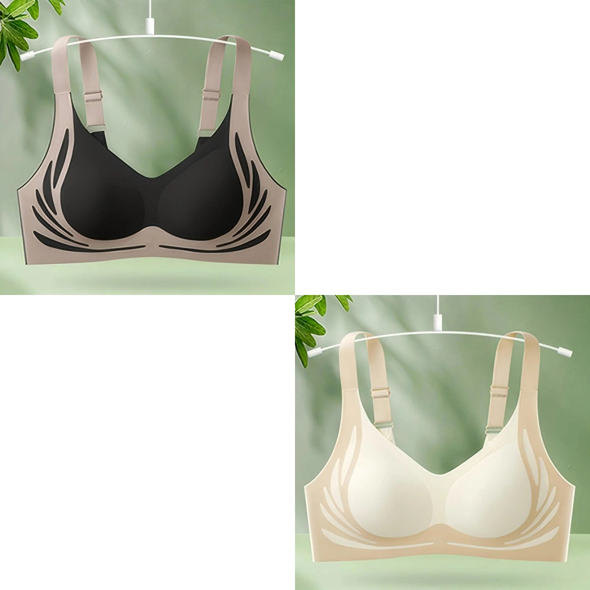 ❤️【Pachet de 2】Sutien fără fir dintr-o singură bucată pentru femei