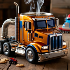 Căni de cafea lucrate manual pentru semi-camioane🚛