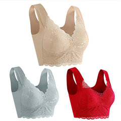 👙💖【Set 3 piese】Sutien confortabil și respirabil pentru femei - Recomandat de medici