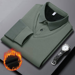 【M-4XL】Cămașă POLO fals din două piese cu dungi patchwork