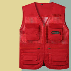 🔥【XL-4XL】Vestă funcțională casual cu mai multe buzunare