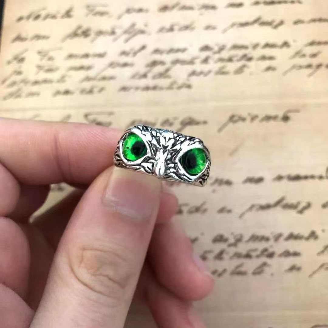 【Cumpărați 1 obțineți 1 gratuit】💍Inel bufniță placat cu argint rafinat🦉