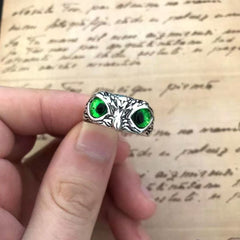 【Cumpărați 1 obțineți 1 gratuit】💍Inel bufniță placat cu argint rafinat🦉