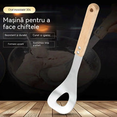 🍖 【2 bucăți】Formă pentru chiftele din oțel inoxidabil 304 – Ideală pentru prepararea chiftelelor din carne și pește, perfectă pentru gătitul acasă 🥄