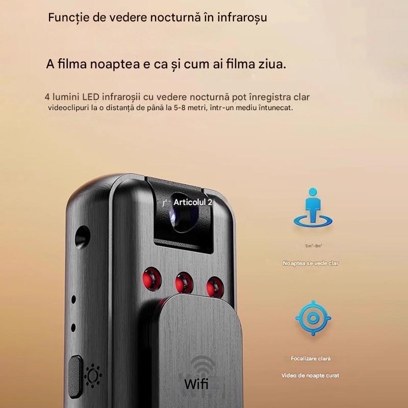 🔥【Ofertă limitată!】⏳Cameră de înaltă definiție, înregistrator portabil pentru piept, cameră de acțiune profesională.