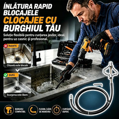 Instrumente pentru desfundarea scurgerilor și toaletelor