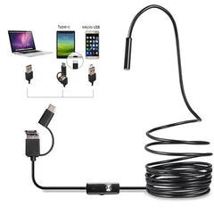 🔥【Cea mai recentă tehnologie】(Type-C, USB, Micro USB) endoscop trei-în-unu 【3.5M】