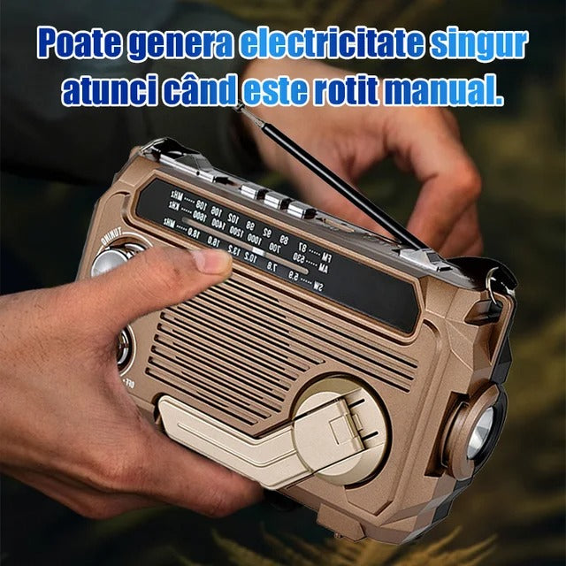 【Reducere 59%】🏕️ Lanternă radio AM multifuncțională portabilă