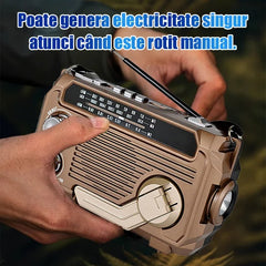 【Reducere 59%】🏕️ Lanternă radio AM multifuncțională portabilă