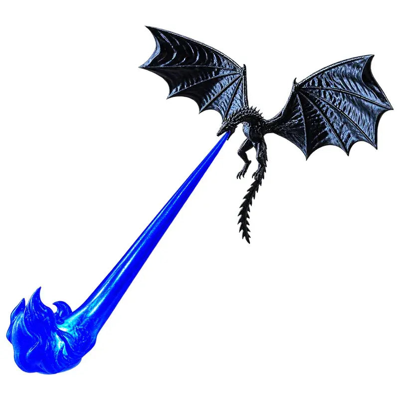 🐉🔥Lumină de Ambianță Dragon Flame Book Nook – Statuetă Decorativă pentru Bibliotecă cu Iluminare LED și Suflu de Flăcări